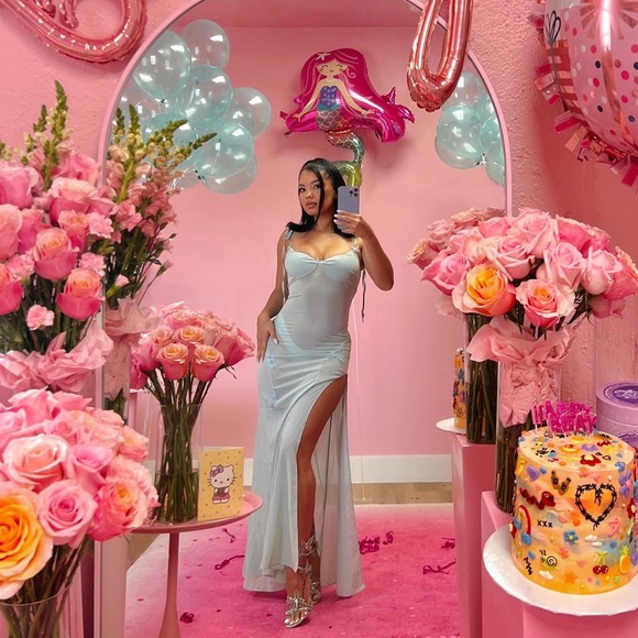 VOIGHT by Valentina Mint maxi dress - Picture 2 of 11